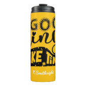 Goede dingen nemen tijd in thermosbeker (Voorkant)