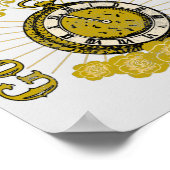 goede dingen nemen tijd  inspirerend citaat poster (Hoek)