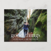 Goede dingen om de aankondiging van het huwelijk t (Voorkant)