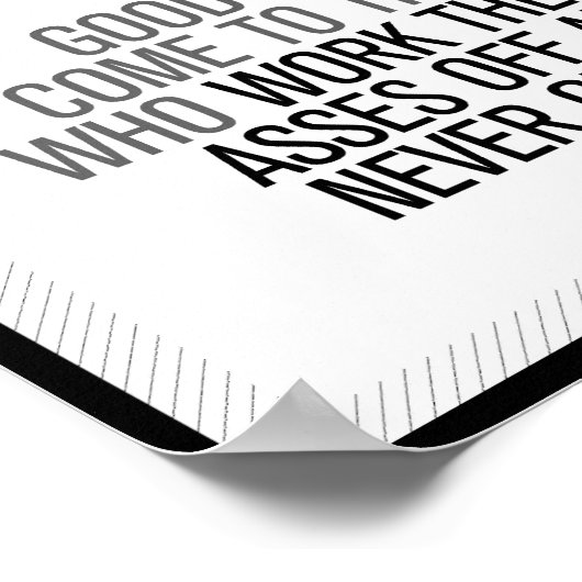 Goede Dingen Poster (Hoek)