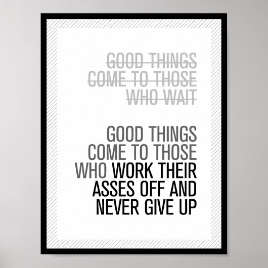 Goede Dingen Poster (Voorkant)