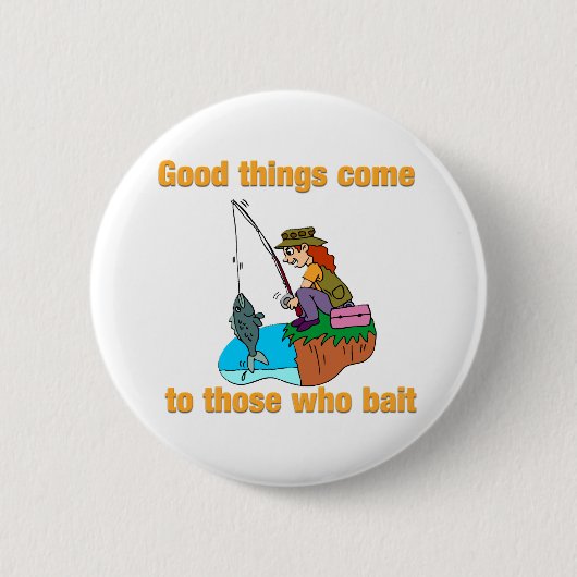 Goede dingen ronde button 5,7 cm (Voorkant)