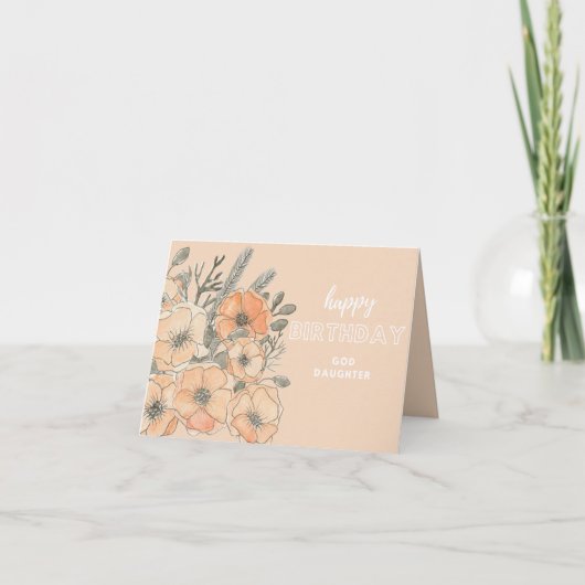 Goede dochter verjaardagskaart kaart (Voorkant)