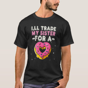 Goede donuts van zoete, schitterende levensmiddele t-shirt