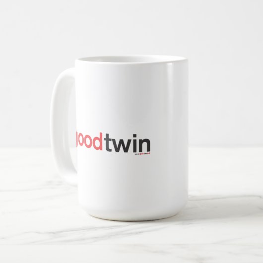 goede dubbele mok (Voorkant links)