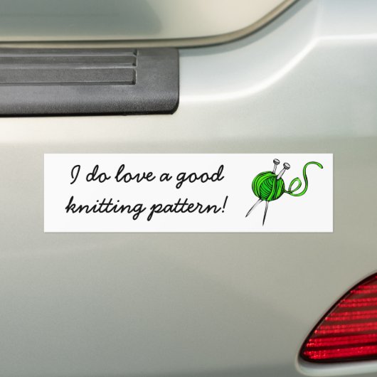 Goede eetpatronen bumpersticker (Op auto)
