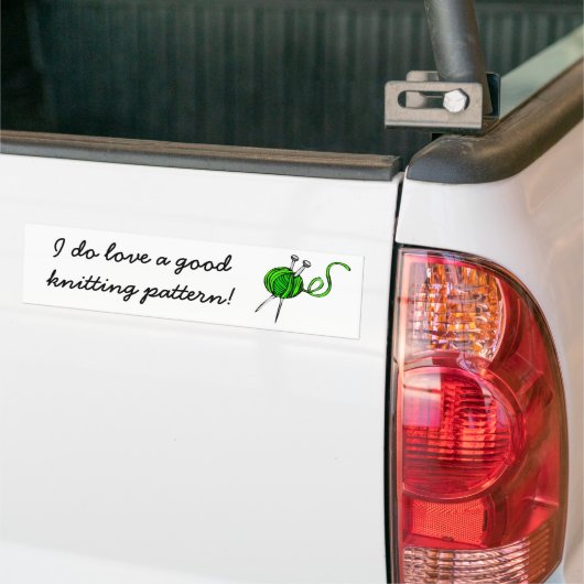 Goede eetpatronen bumpersticker (Op Truck)