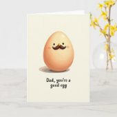 Goede Ei Vaderdag Kaart (Gele Bloem)