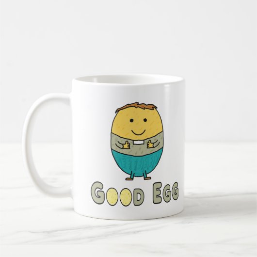 Goede eieren koffiemok (Links)