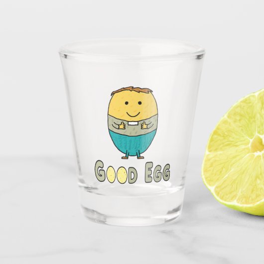 Goede eieren shot glas (Voorkant)