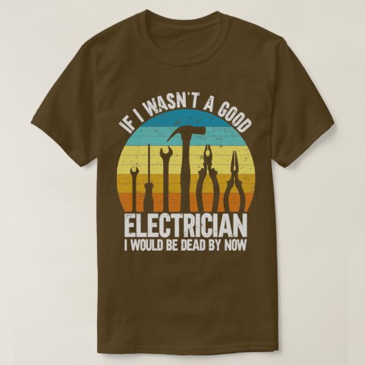 Goede elektricien t-shirt (Design voorkant)