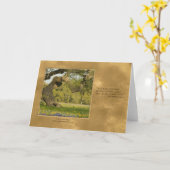 Goede en trouwe dienaar Wenskaart Kaart (Gele Bloem)