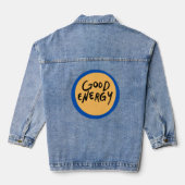 Goede energie denim jacket (Achterkant)