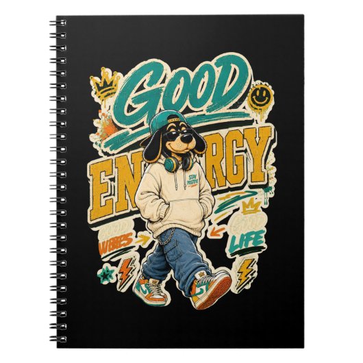 Goede Energie Positieve Vibes Notitieboek (Voorkant)
