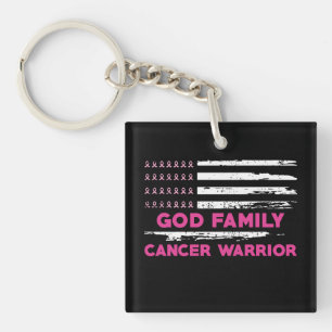 Goede familie borstkanker bewustzijn sleutelhanger