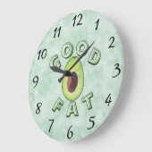 Goede Fat Tas Wall Clock Grote Klok (Hoek)