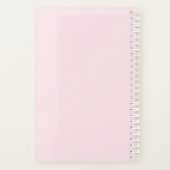 goede flesjes alleen roze waterverf schilderen planner (Achterkant)