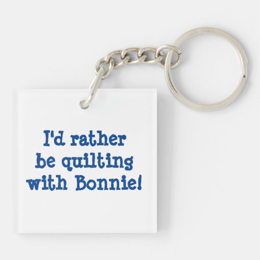 Goede fortuin dubbelzijdige sleutelhanger (Achterkant)