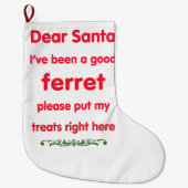 goede fret grote kerstsok (Voorkant)