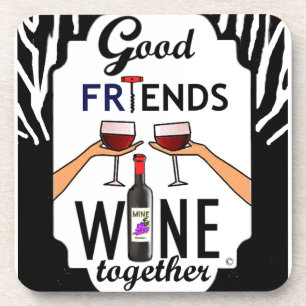 Goede Friends Wine Drankjes Onderzetter