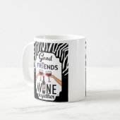 Goede Friends Wine Koffiemok (Voorkant links)