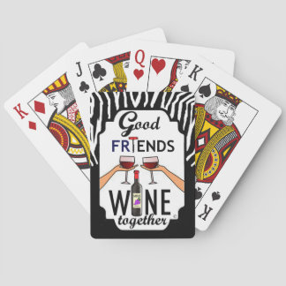Goede Friends Wine Speelkaarten