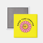 Goede Funny Time Forever Magneet (Voorkant / Achterkant)