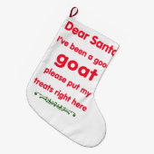 goede geit grote kerstsok (Voorkant (Hangend))