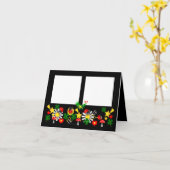 Goede Geluk Foto Wenskaart/Kaart Kaart (Gele Bloem)