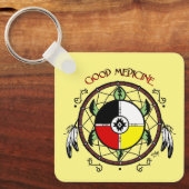 Goede geneeskunde schildpad sleutelhanger (Voorkant)