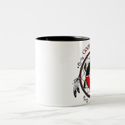 Goede geneeskunde schildpad tweekleurige koffiemok (Center)