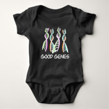 Goede genen DNA STEM-kleding voor baby shower