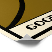 Goede, gezonde tandretro adverteren poster (Hoek)