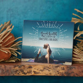 Goede gezondheid fotoplaat (Zijkant)