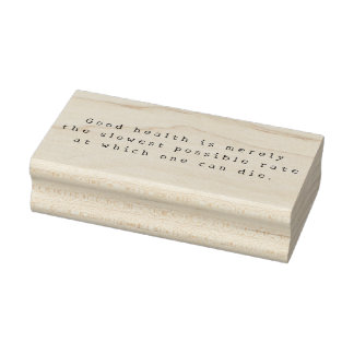GOEDE GEZONDHEID RUBBERSTEMPEL