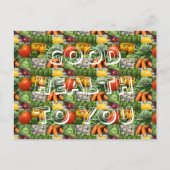 Goede gezondheid voor u Briefkaart (Voorkant)