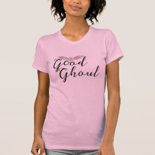 Goede Ghoul Roze Glitter Bat T-shirt