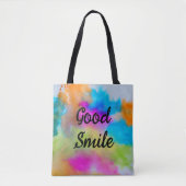 Goede glimlach tote bag (Voorkant)