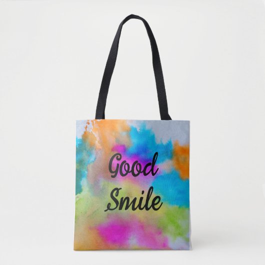 Goede glimlach tote bag (Voorkant)
