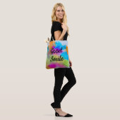 Goede glimlach tote bag (Op model)