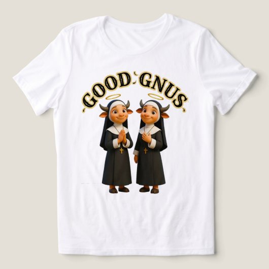 Goede Gnus Tri-Blend Shirt (Design voorkant)