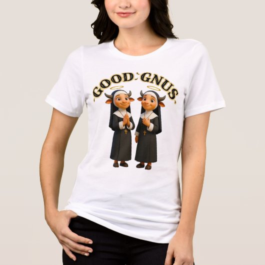 Goede Gnus Tri-Blend Shirt (Voorkant)