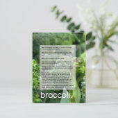 Goede groeigids: Broccoli en radijzen Briefkaart (Staand voorkant)