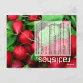 Goede groeigids: Broccoli en radijzen Briefkaart (Achterkant)