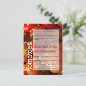 Goede groeigids: Tomaten en knoflook Briefkaart (Staand voorkant)