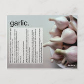 Goede groeigids: Tomaten en knoflook Briefkaart (Achterkant)