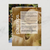 Goede groeigids: Wereldbol artichokes en snips Briefkaart (Voorkant / Achterkant)