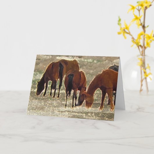 Goede Heer Remuda Herd in de Hemel Sympathie Kaart (Gele Bloem)