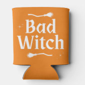 Goede heks Bad Witch Trendy Typografie Halloween Blikjeskoeler (Achterkant)