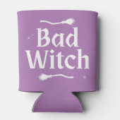 Goede heks Bad Witch Trendy Typografie Halloween Blikjeskoeler (Achterkant)
